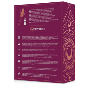 Rithual – Esha egg système de télécommande rotation + vibration