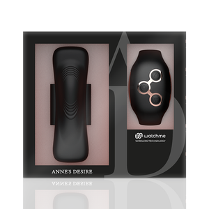 Anne's Desire – Culotte pleasure technologie watchme noir/or