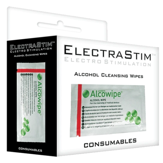 ElectraStim – Pack de lingettes nettoyantes stériles
