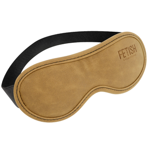 Fetish Submissive Origin – Masque en cuir vegan avec doublure en néoprène