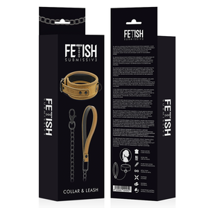 Fetish Submissive Origin – Collier chaîne doublée de néoprène