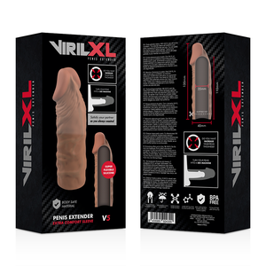 VirilXL – Extension de pénis marron en silicone liquide v5