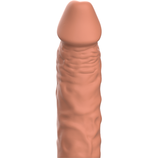 VIRILXL - LIQUID SILICONE PENE EXTENSION V5 BROWN