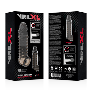 VirilXL – Extension et gaine de pénis v11 noir