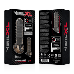 VirilXL – Extension et gaine de pénis v15 noire
