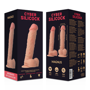 Cyber Silicock – Dong en silicone liquide doux ultra réaliste 20.5 cm -o- 4.1 cm
