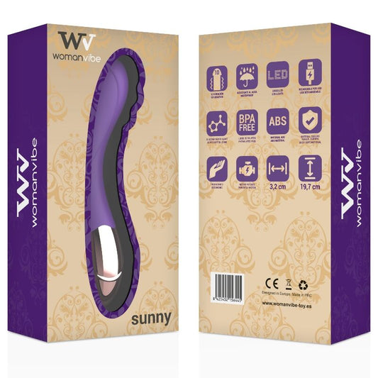 WOMANVIBE - SUNNY RECHARGEABLE SILICONE VIBRADOR