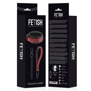 Fetish Submissive Dark Room – Collier chaîne doublure en néoprène