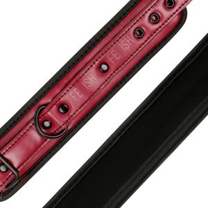 Fetish Submissive Dark Room – Menottes en cuir végan avec doublure en néoprène