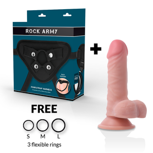 RockArmy – Harnais + panzer double densite 17 cm -o- 4.46 cm
