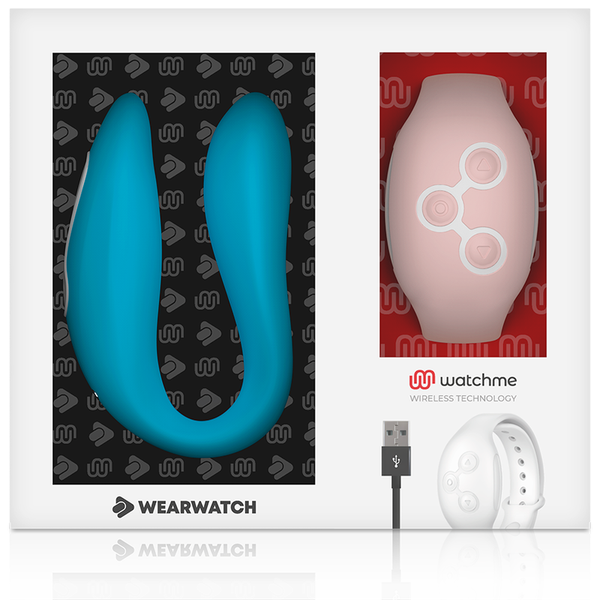 Wearwatch – Watchme vibrateur double technologie indigo / rose