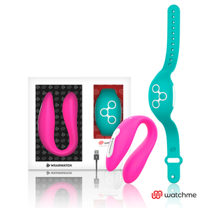 Wearwatch – Vibrateur watchme double technologie fuchsia / eau de mer