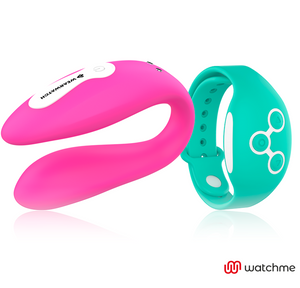 Wearwatch – Vibrateur watchme double technologie fuchsia / eau de mer