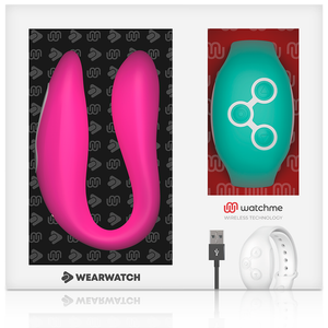 Wearwatch – Vibrateur watchme double technologie fuchsia / eau de mer