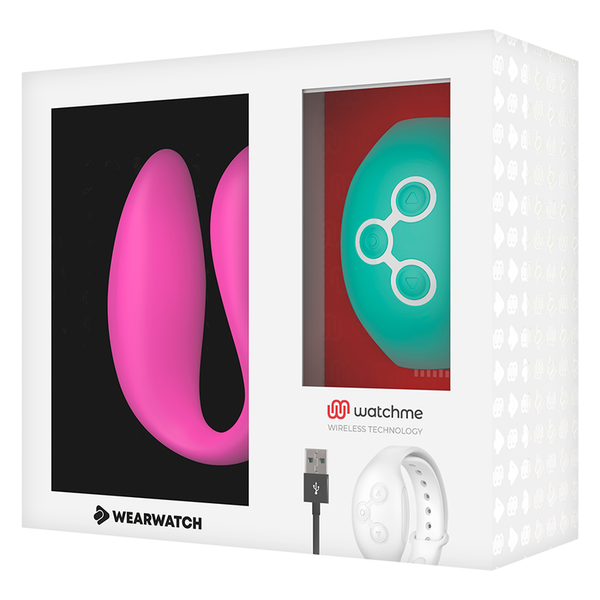 Wearwatch – Vibrateur watchme double technologie fuchsia / eau de mer