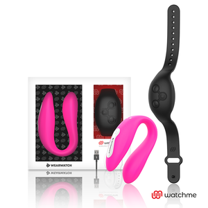 Wearwatch – Vibrateur double technologie watchme fuchsia/azabache