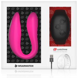 Wearwatch – Vibrateur double technologie watchme fuchsia/azabache