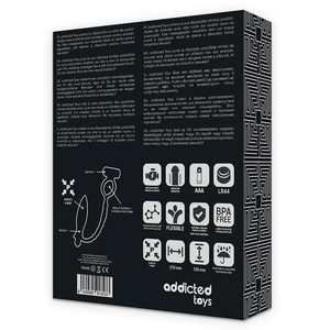 Addicted Toys – Plug anal avec anneau vibrant