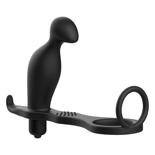 ADDICTED TOYS - ANAL PLUG WITH ANILLO SILICONE BLACK 12 CM
