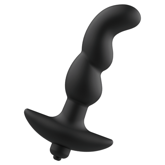 ADDICTED TOYS - ANAL MASAJEADOR WITH VIBRACION NEGRO MODELO 2