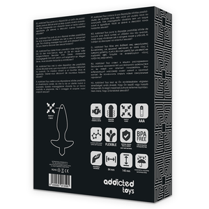 Addicted Toys – Massager plug anal avec vibration noir