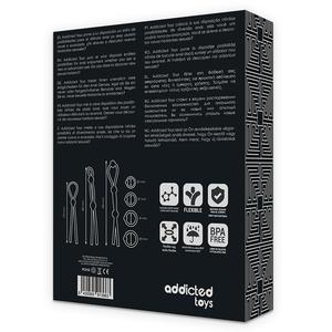 Addicted Toys – Ensemble danneau pénial flexible en silicone 7 pièces