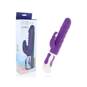 Intense – Vibrateur bobble rotateur silicone lilas