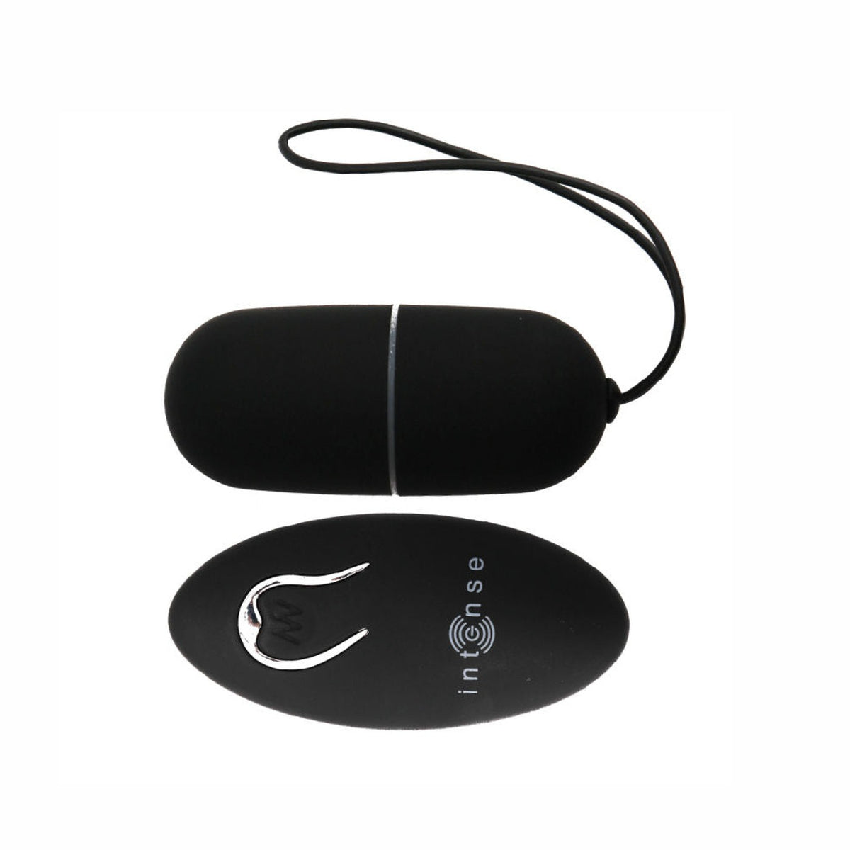 Intense – Oeuf vibrant flippy i avec télécommande noir