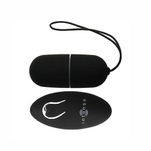 Intense – Oeuf vibrant flippy i avec télécommande noir