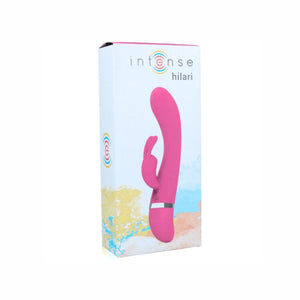 Intense – Vibrateur de luxe en silicone rose hilari
