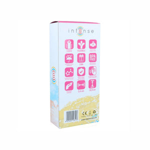 Intense – Vibrateur de luxe en silicone rose hilari