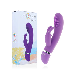 Intense – Vibrateur oscillant susy silicon rabbit lilas