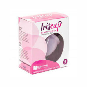 IrisCup – Coupe menstruelle taille S, rose, avec sac stérilisateur offert