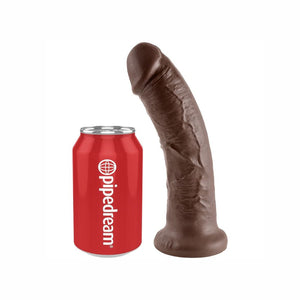 King Cock 8" Cock Brown