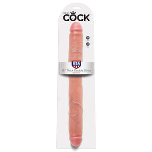 King Cock – Gode double épais, 40,6 cm chair