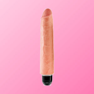 King Cock – Vibrateur rigide réaliste 25.4 cm naturel