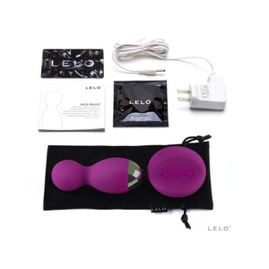 Lelo – Hula Beads, boules de plaisir rotatives et vibrantes rose profond