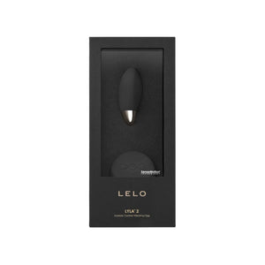 Lelo – Lyla 2 Insignia Design Edition, œuf de massage noir avec télécommande