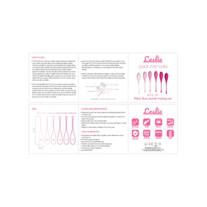 Leslie – Kegel fit ensemble d'entraînement musculaire pelvien 6 pcs