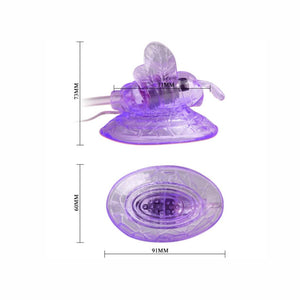 Baile – Papillon vibrant de stimulation clitoris lilas