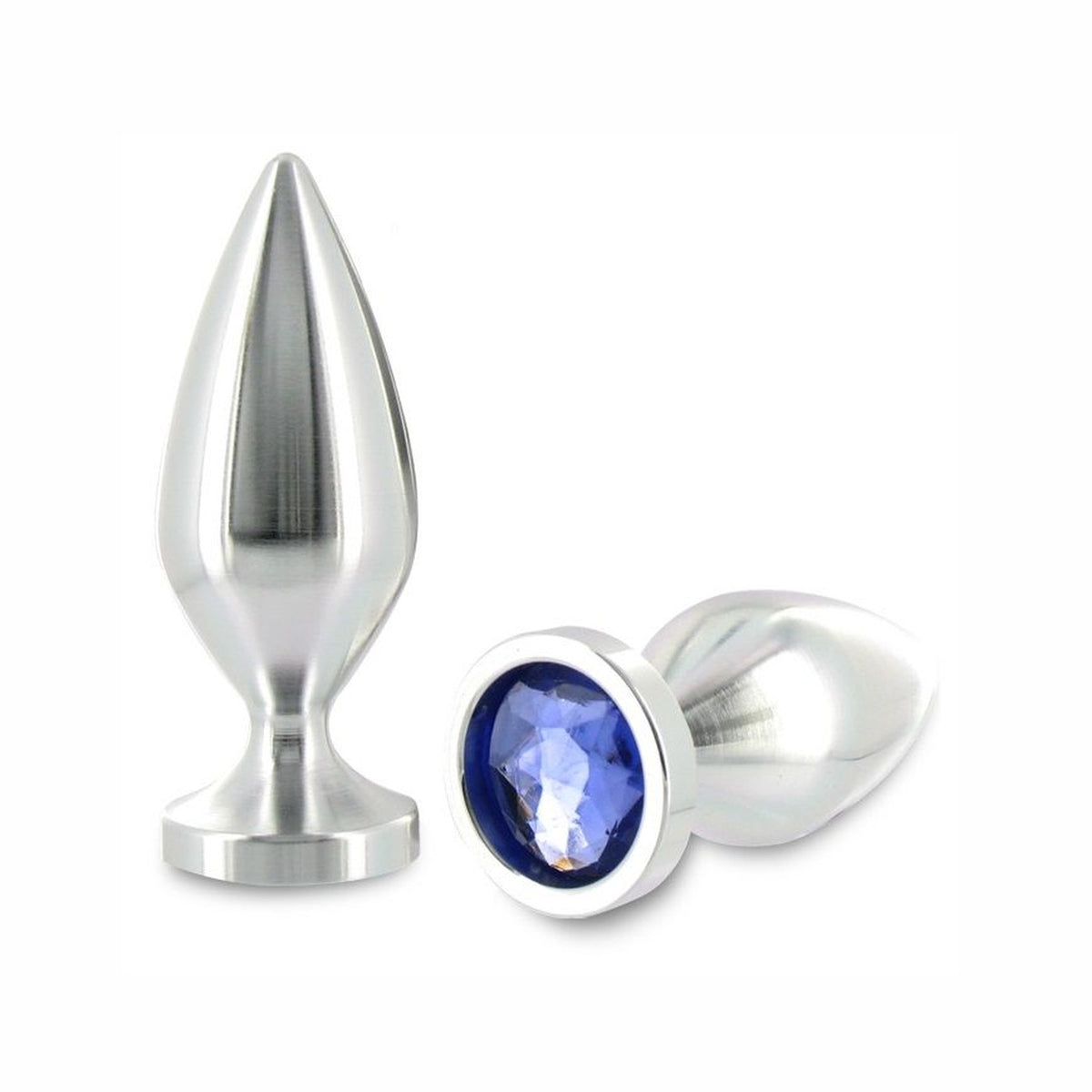 Metal Hard – Plug anal en aluminium et cristal, moyen 8,89 cm