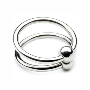 Metal Hard – Double anneau en acier, cockring 30 mm