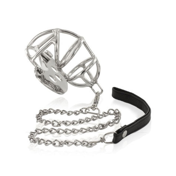 Metal Hard – Cage de chasteté en acier avec sangle