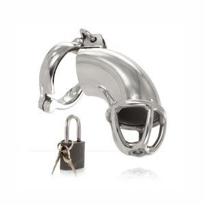 Metal Hard – Cage de chasteté Lancelot, acier inoxydable