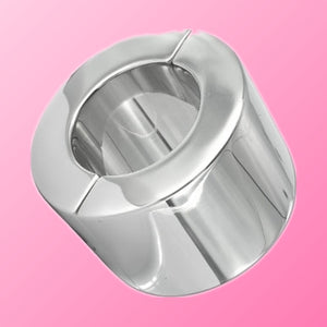 Metal Hard – Anneau à testicules en acier inoxydable, 56 mm