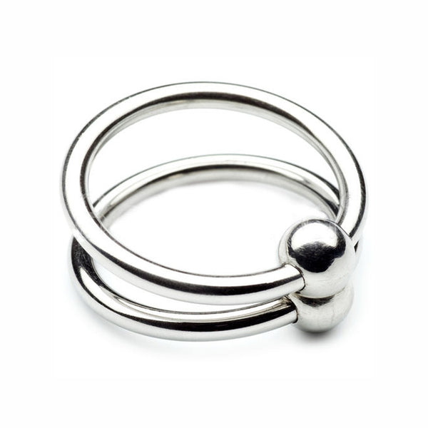 Metal Hard – Double anneau de gland, cockring 28 mm