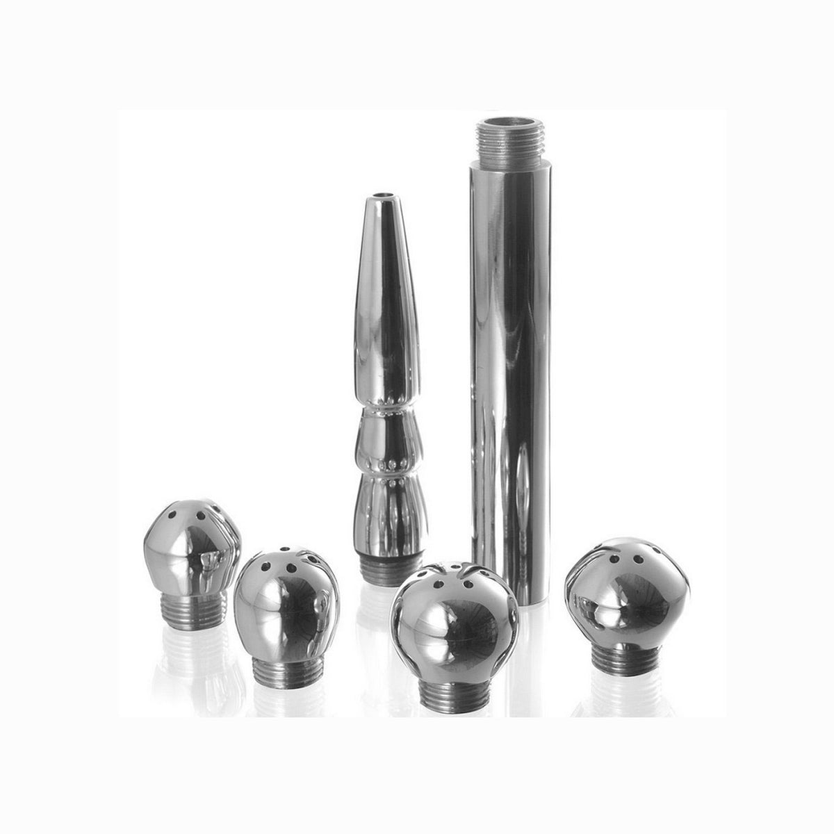 Metal Hard – Ensemble de nettoyage intime, 5 pièces en aluminium