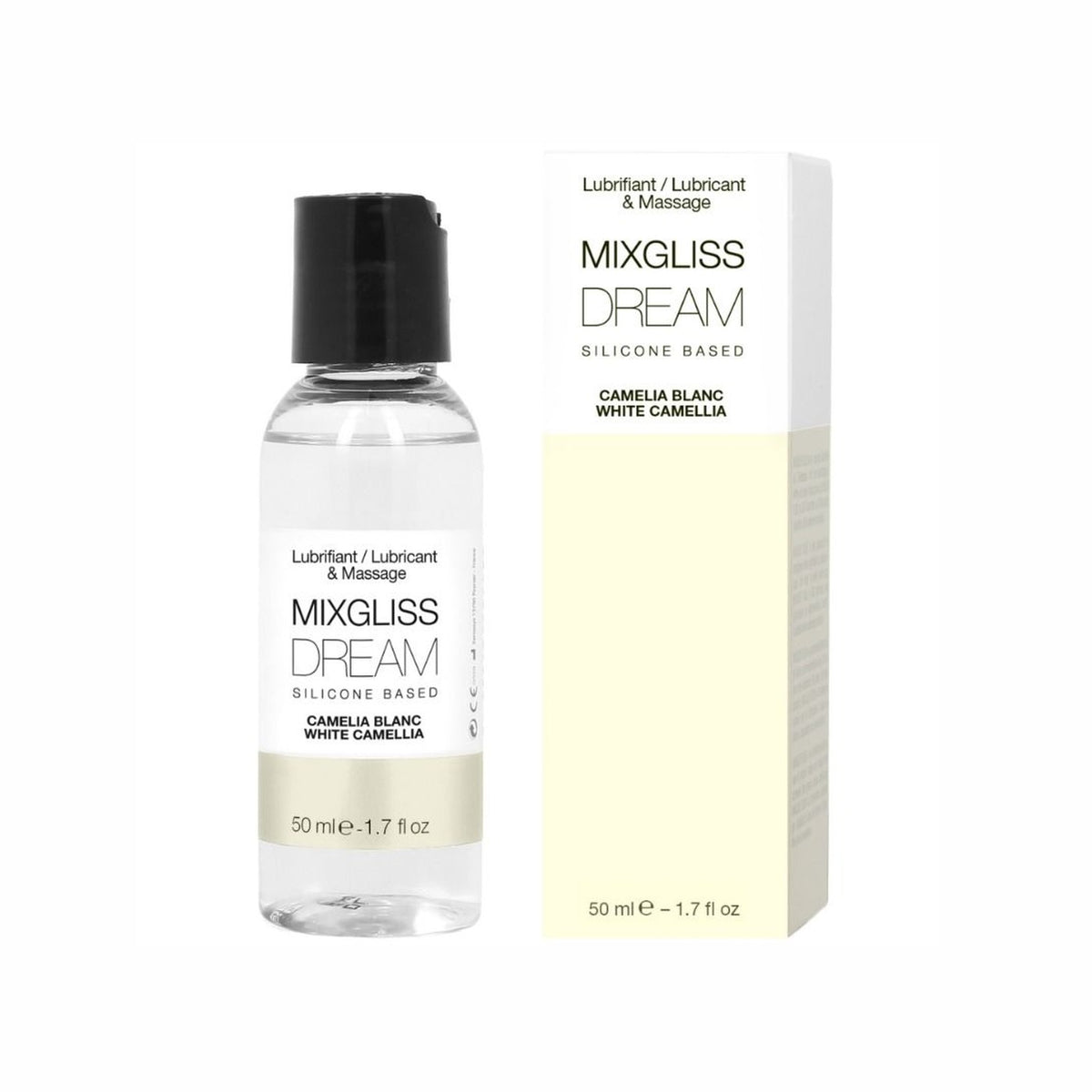 MIXGLISS - DROOMLUBRICANTE SILICONA CAMELIA BLANCA 50 ML