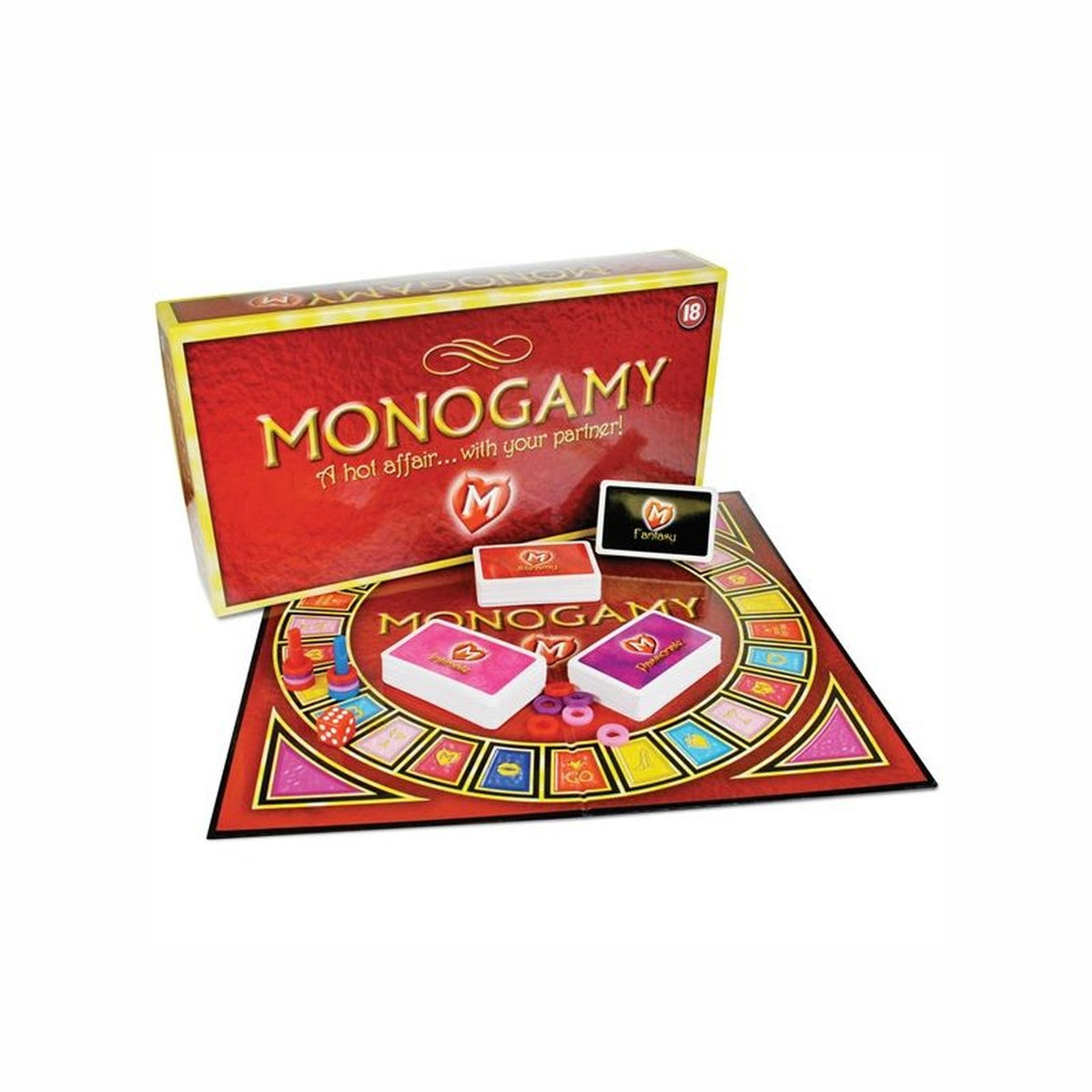 Monogamy – jeu érotique pour couples, 3 niveaux de jeu