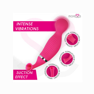 Moressa – Kirk duo ondes stimulantes + masseur multifonction rechargeable en silicone premium